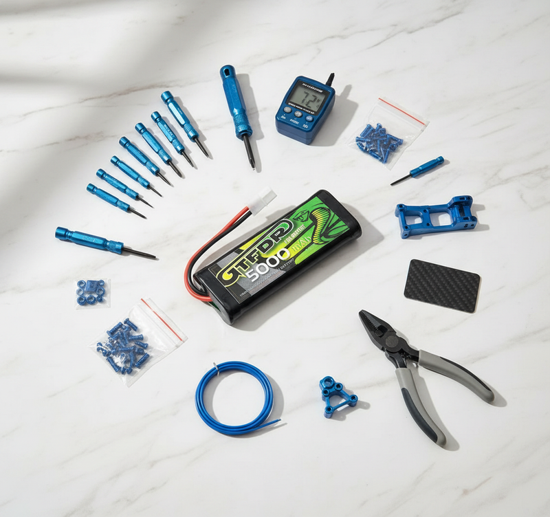 电池配件平铺图