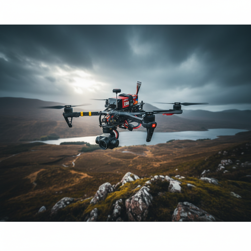 苏格兰高地无人机