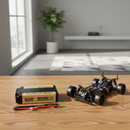 北欧木质背景房车