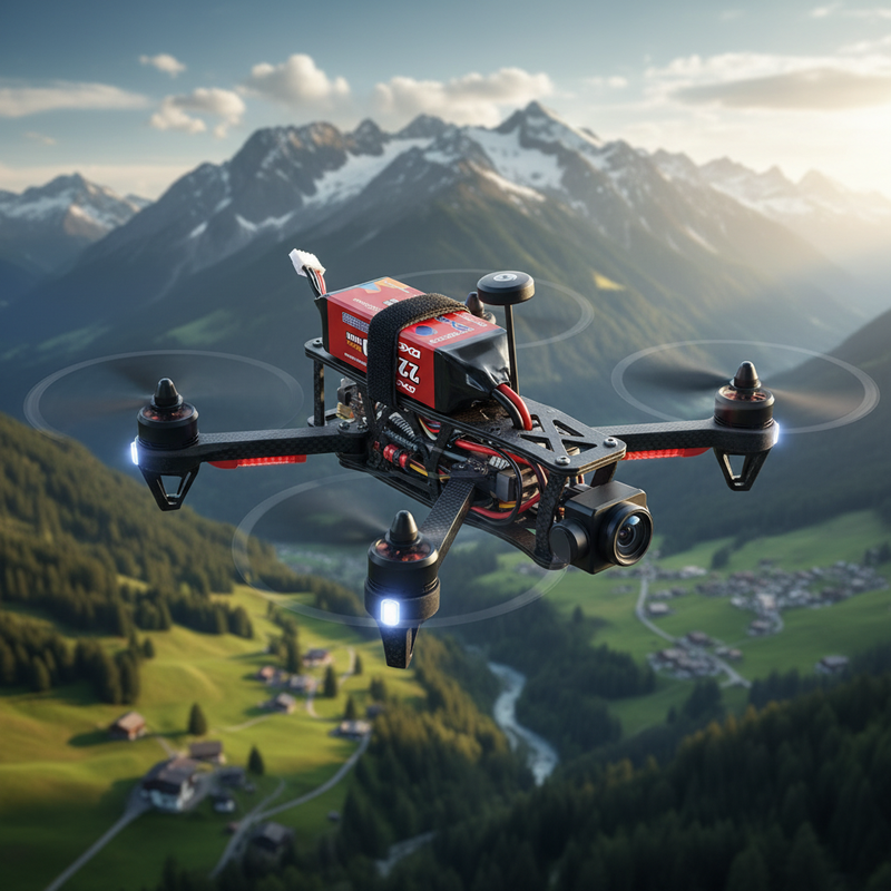 阿尔卑斯山无人机场景