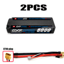 (CN)DXF 4mm 2S 9200mAh 7.6V 130C Batteria Lipo ad Alta Capacità Hardcase con XT90 Spina per 1:8 Scala RC Auto, Multi-Rotore RC Aeroplano, RC Elicottero, RC Barca