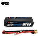 (CA) DXF 2S 7.6V Lipo Battery 130C 9200mAh with 5mm Bullet for RC 1/8 Vehicles Car Truck Tank Truggy Competition Racing Hobby
