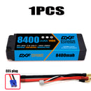 (CN) DXF 2S 7.6V Lipo Battery 140C 8400mAh with 5mm Bullet for RC 1/8 Vehicles Car Truck Tank Truggy Competition Racing Hobby