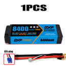 (CN) DXF 2S 7.6V Lipo Battery 140C 8400mAh with 4mm Bullet for RC 1/8 Vehicles Car Truck Tank Truggy Competition Racing Hobby