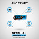 DXF 3S 11.1V 6200mAh 80C Hardcase LiPo Battery with 10AWG EC5 for 1/8 1/10 RC Cars, Trucks, Buggies (1-6 Pack Available)