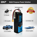 DXF Lipo Battery 4S 14.8V 3500mAh 100C GoldSeries Graphene Softcase with EC5 / T / TRX / XT60 / XT90 / XT150 / Q8s Plug for RC 1/8 1/10 Buggy Truck Car Off-Road Drone