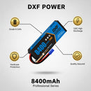 DXF 3S LiPo Battery 8400mAh 120C 11.1V EC5 Hardcase - Blue Series Graphene Battery for RC Buggy Truck Racing