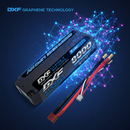 DXF 2S 7.4V 8000mAh 110C Graphene Hardcase LiPo Battery with 5mm Bullet to Deans Plug for 1/10 1/8 RC Cars, Trucks, Slash 4x4 (1-6 Pack Available)