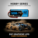 DXF LiPo Battery 3S 11.1V 5200mAh 100C Graphene Softcase with EC5 / T / TRX / XT60 / XT90 / XT150 / Q8s Plug for RC 1/8 1/10 Buggy Truck Car Off-Road Drone
