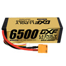 DXF LiPo Battery 4S 14.8V 6500mAh 100C Graphene Softcase Gold with EC5 / T / TRX / XT60 / XT90 / XT150 / Q8s Plug for RC 1/8 1/10 Buggy Truck Car Off-Road Drone