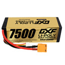 DXF LiPo Battery 4S 14.8V 7500mAh 140C Graphene Softcase with EC5 / T / TRX / XT60 / XT90 / XT150 / Q8s Plug for RC 1/8 1/10 Buggy Truck Car Off-Road Drone