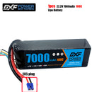 (EU)DXF 6S Lipo Battery 22.2V 100C 7000mAh Soft Case Battery with XT90 Connector for Car Truck Tank RC Buggy Truggy Racing Hobby