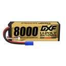 DXF 4S 15.2V 8000mAh 140C Graphene Hardcase LiPo Battery with EC5 Plug for 1/8 RC Cars, Trucks, Buggies & Boats (1-6 Pack Available)