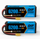 DXF LiPo Battery 3S 11.1V 6200mAh 80C Graphene Softcase with EC5 / T / TRX / XT60 / XT90 / XT150 / Q8s Plug for RC 1/8 1/10 Buggy Truck Car Off-Road Drone