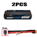 (CN)DXF 5mm 2S 8000mAh 7.6V 130C Batteria LCG Lipo ad Alta Capacità Hardcase con XT90 Spina per 1:8 Scala RC Auto, Multi-Rotore RC Aeroplano, RC Elicottero, RC Barca