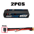 (CN)DXF 4mm 2S 8000mAh 7.6V 130C Batteria LCG Lipo ad Alta Capacità Hardcase con XT90 Spina per 1:8 Scala RC Auto, Multi-Rotore RC Aeroplano, RC Elicottero, RC Barca