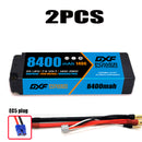 (CN) DXF 2S 7.6V Lipo Battery 140C 8400mAh with 5mm Bullet for RC 1/8 Vehicles Car Truck Tank Truggy Competition Racing Hobby