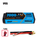 (CN) DXF 2S 7.4V Lipo Battery 100C 7000mAh with 4mm Bullet for RC 1/8 Vehicles Car Truck Tank Truggy Competition Racing Hobby
