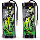(JP)GTFDR Lipoバッテリー 7.2V 5000MAH リポハードケース付き Tymiaプラグ付き Rc 1/8 1/10 バギートラックカーオフロードドローン用