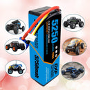 (EU)DXF 3S 5250 mAh 11.1V 140C Batteria Lipo ad Alta Capacità Hardcase con EC5  Spina per 1:8 Scala RC Auto, Multi-Rotore RC Aeroplano, RC Elicottero, RC Barca