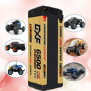(CN)DXF Lipo Battery 4S 15.2V 6500MAH 150C GoldSeries  LCG 5MM Graphene lipo Hardcase  XT90 5MM NGP GOLDEN Plug for Rc 1/8 1/10 Buggy Truck Car Off-Road Drone