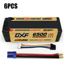 (UK)DXF Lipo Battery 4S 15.2V 6500MAH 150C GoldSeries  LCG 5MM Graphene lipo Hardcase  NGP GOLDEN Plug for Rc 1/8 1/10 Buggy Truck Car Off-Road Drone