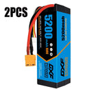 (FR)DXF Lipo Battery 4S 14.8V 5200MAH 60C  lipo Hardcase with  XT90 Plug for Rc 1/8 1/10 Buggy Truck Car Off-Road Drone