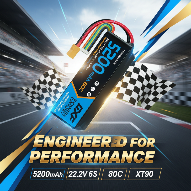 DXF 5200mAh Battery - Racing Performance