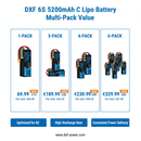 DXF 6S 5200mAh 80C - Multi-Pack Value Proposition