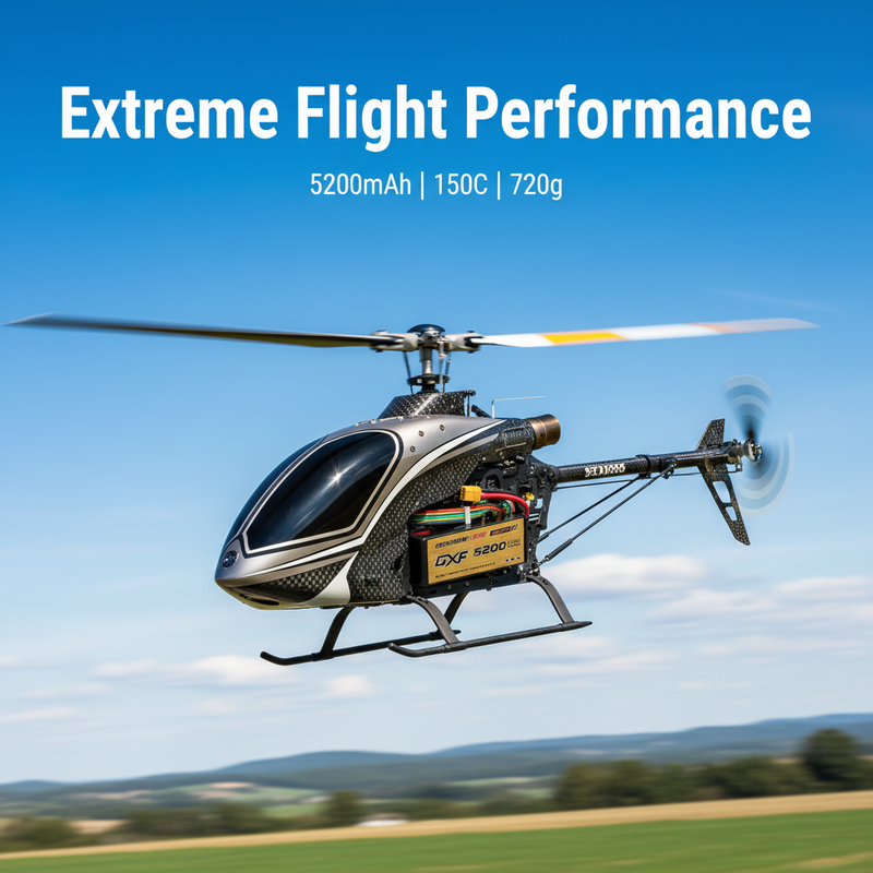 DXF 6S Helicopter Action Shot