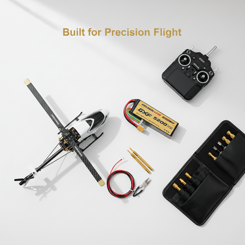 DXF 6S Helicopter Flatlay