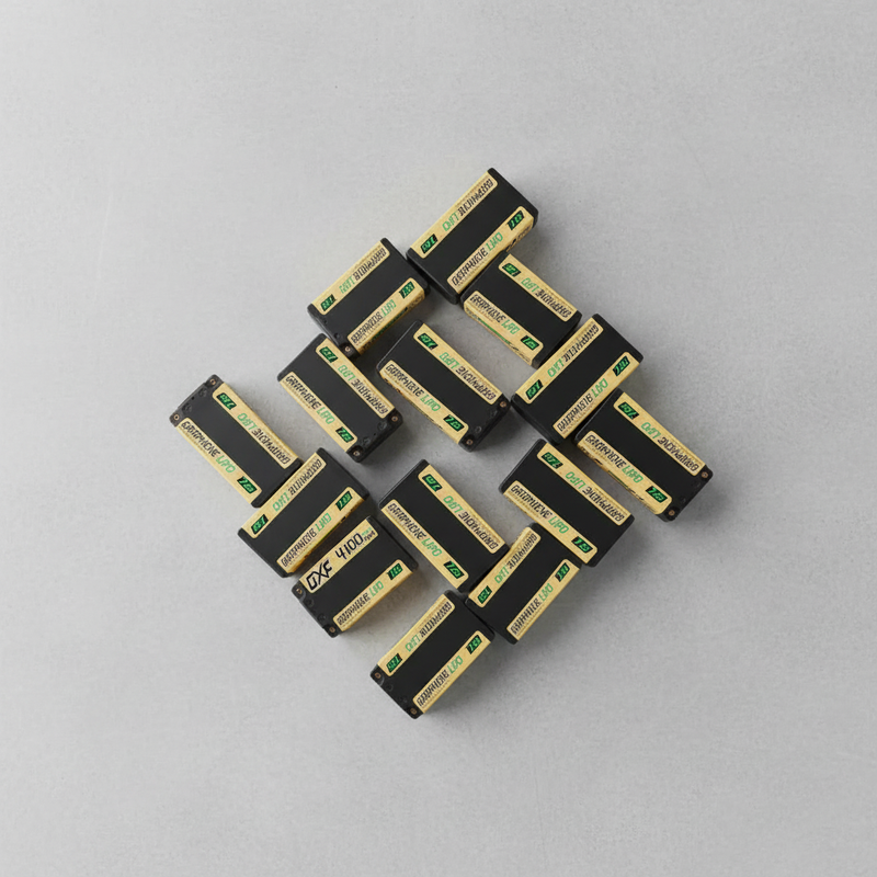 DXF Battery Flat Lay