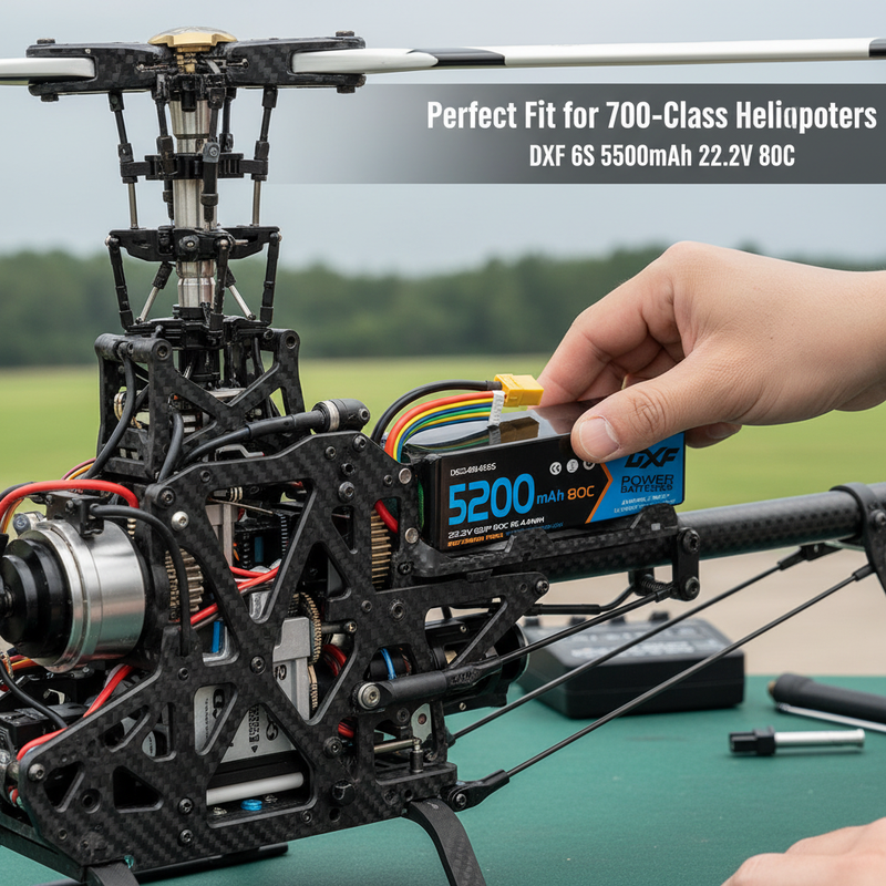 DXF Battery - Helicopter Installation