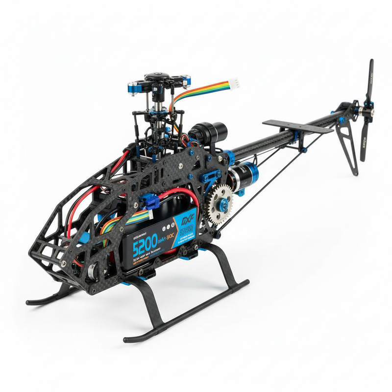 DXF Battery Installed in RC Helicopter