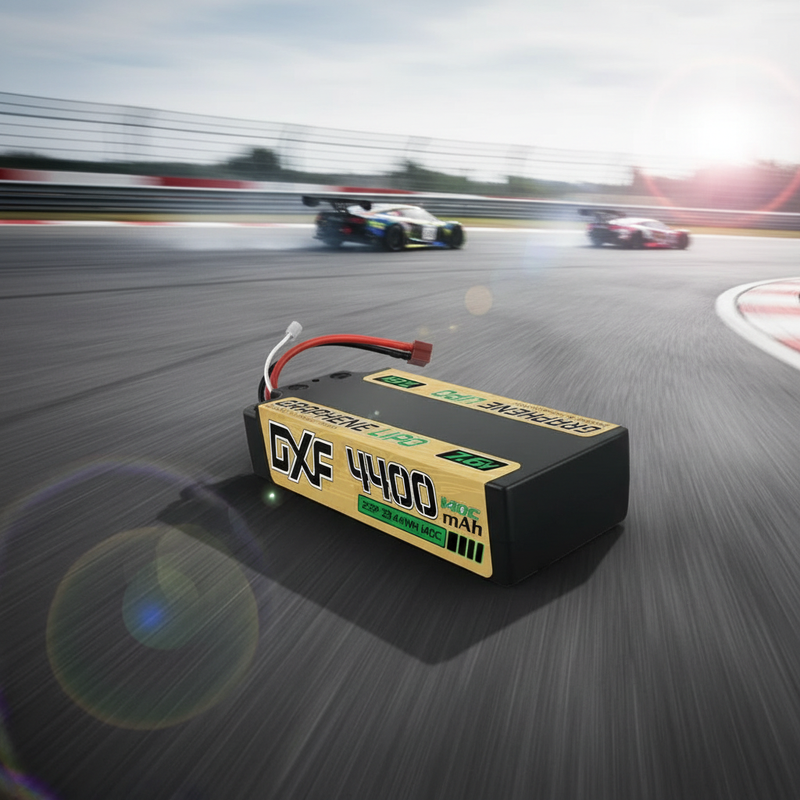 DXF Battery Racing Action