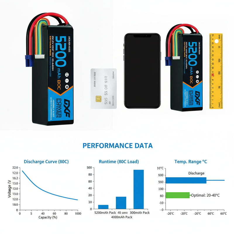 DXF Battery Size Comparison & Performance