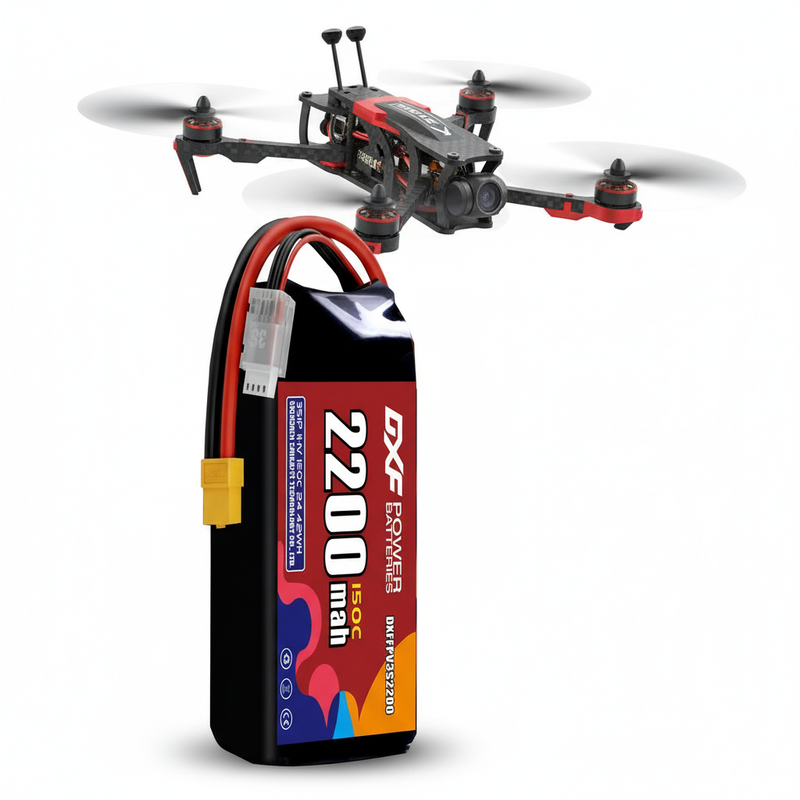 DXF Battery with FPV Racing Drone