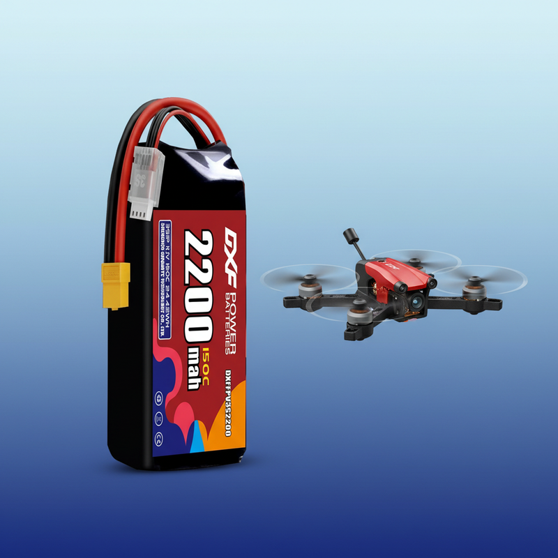 DXF Battery with Micro FPV Whoop