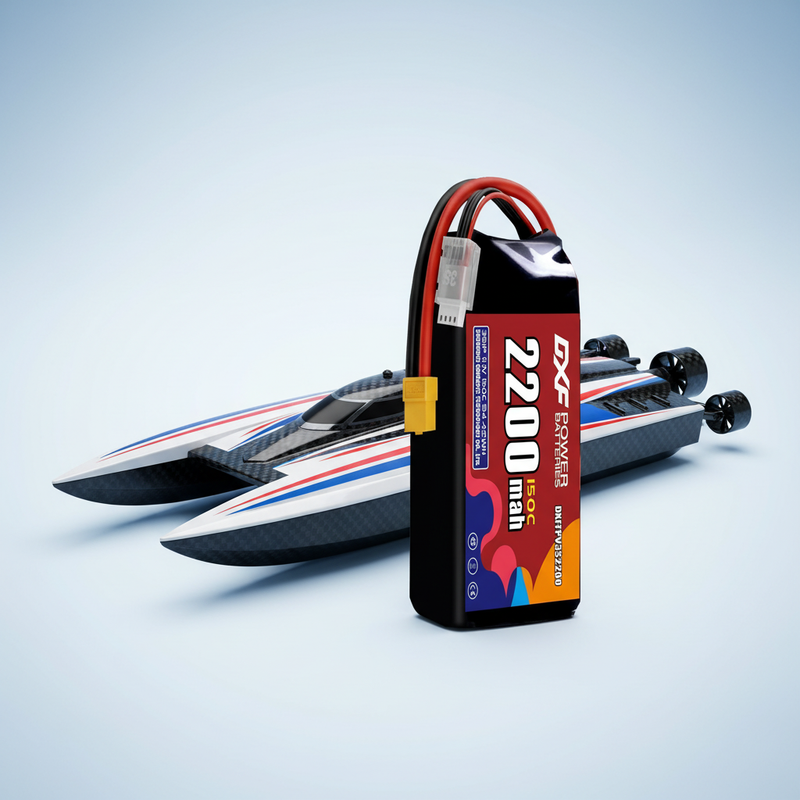 DXF Battery with RC Catamaran