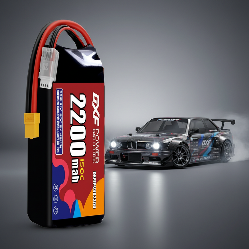 DXF Battery with RC Drift Car