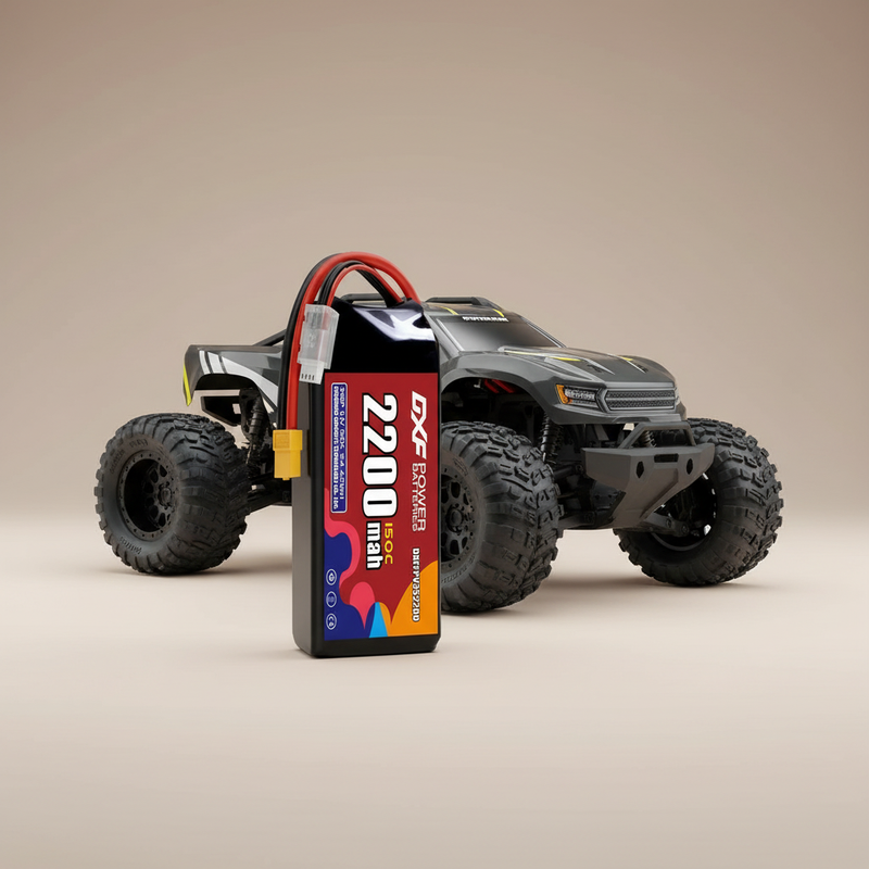 DXF Battery with RC Monster Truck
