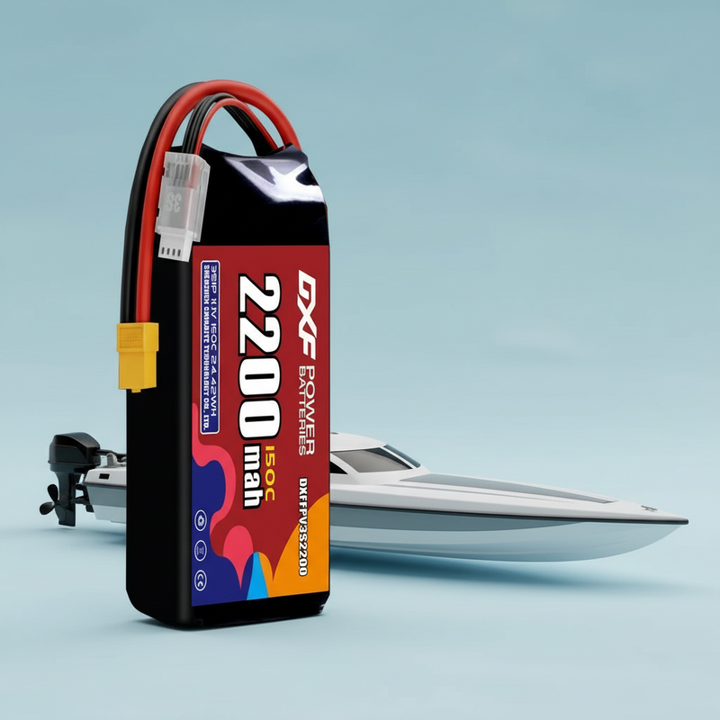 DXF Battery with RC Speedboat