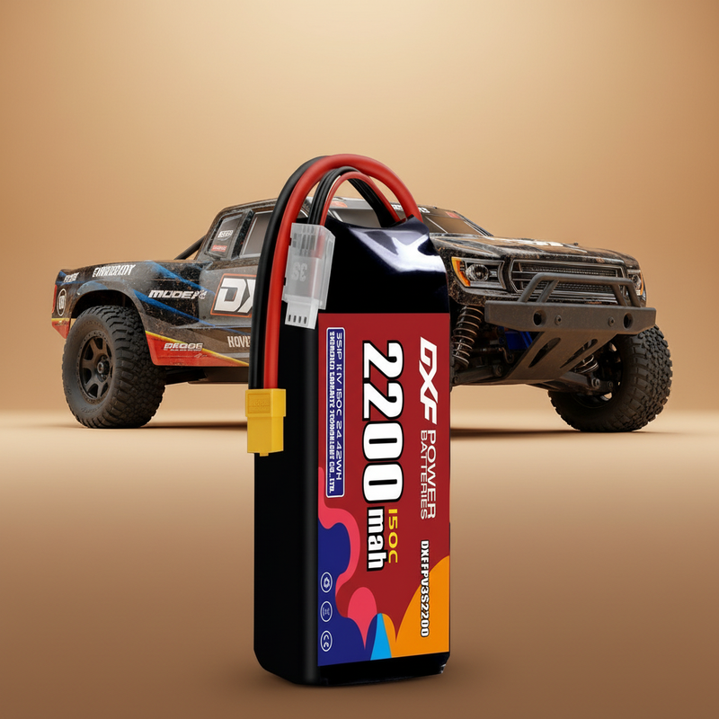 DXF Battery with RC Stadium Truck