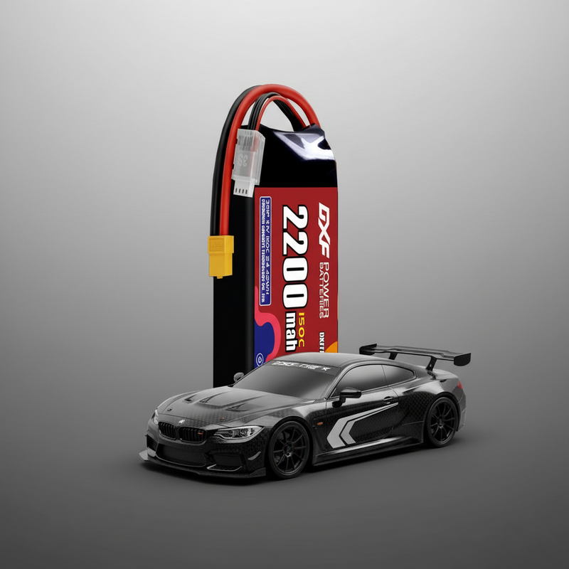 DXF Battery with RC Touring Car