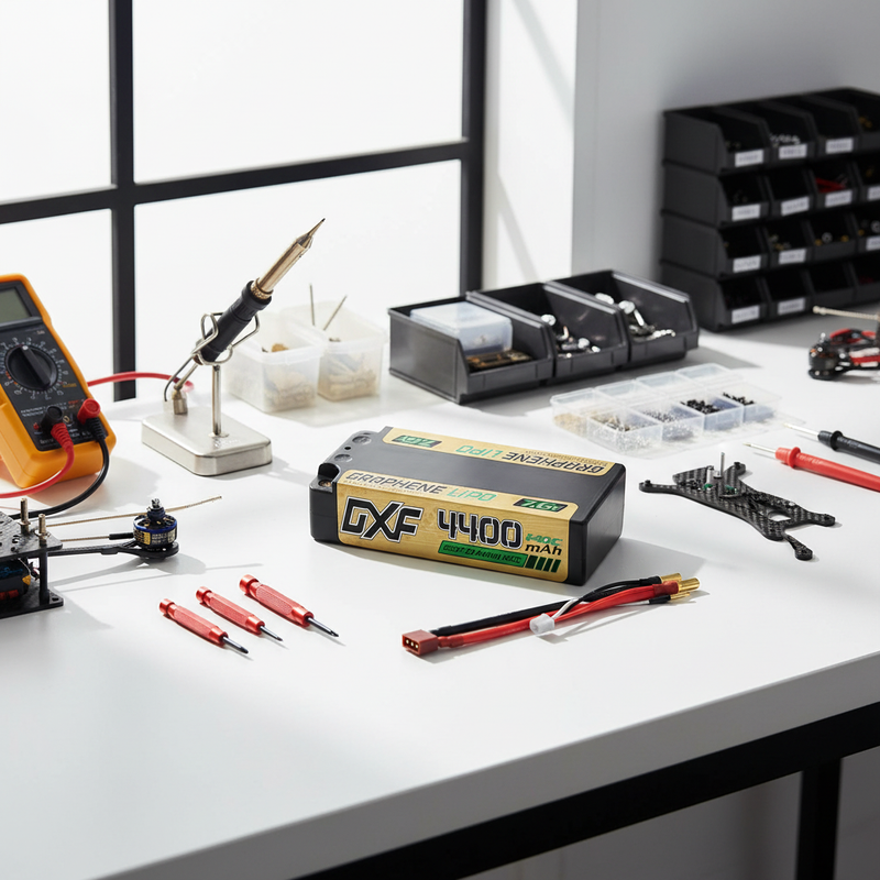 DXF Battery Workshop Scene
