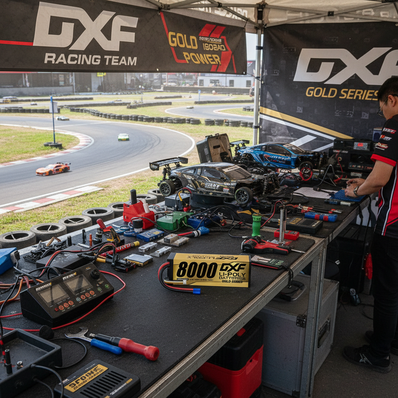 DXF 电池比赛工作室场景