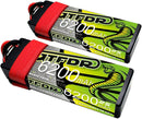 (JP)GTFDR Lipo Battery 2S 7.4V 6200MAH 100C  lipo Hardcase with  DEANS/T Plug for Rc 1/8 1/10 Buggy Truck Car Off-Road Drone