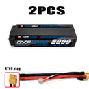 (CN)DXF 5mm 2S 8000mAh 7.6V 130C Batteria LCG Lipo ad Alta Capacità Hardcase con XT90 Spina per 1:8 Scala RC Auto, Multi-Rotore RC Aeroplano, RC Elicottero, RC Barca
