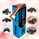 (UK)DXF Lipo Battery 3S 11.1V 7200MAH 80C Blue Series lipo Hardcase with XT90 Plug for Rc 1/8 1/10 Buggy Truck Car Off-Road Drone