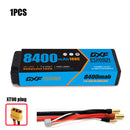 (CN) DXF 2S 7.4V Lipo Battery 100C 8400mAh with 4mm Bullet for RC 1/8 Vehicles Car Truck Tank Truggy Competition Racing Hobby